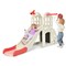 6-In-1 Large Slide for Kids Toddler Climber Slide Playset with Basketball Hoop